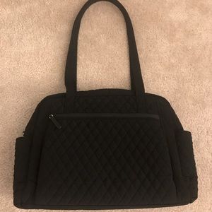Black Vera Bradley Quilted Diaper Bag
